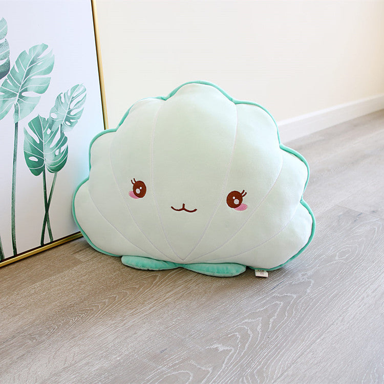 Charming Shell Plush Nap Pillow