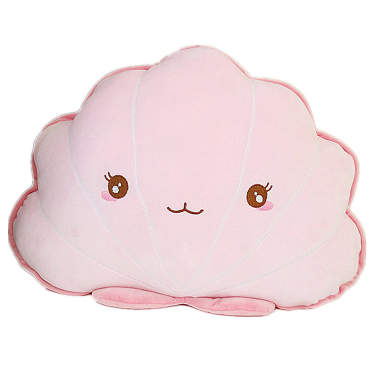 Charming Shell Plush Nap Pillow